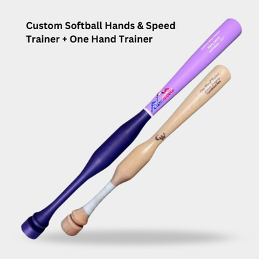 Custom Softball Hands & Speed Trainer + One Hand Trainer